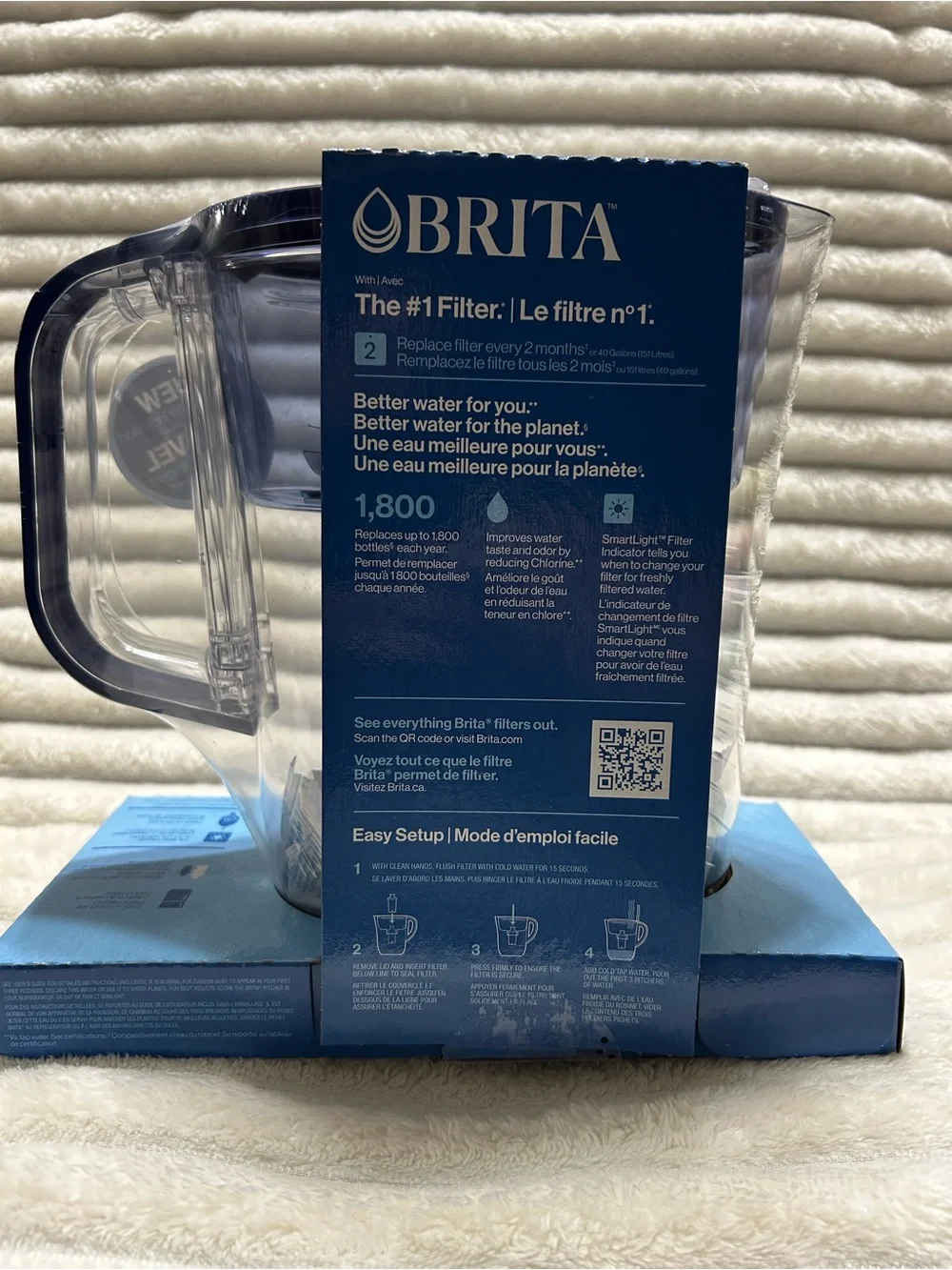 Brita Water Filtration System 6 Cup W 1 Filter New in Package
